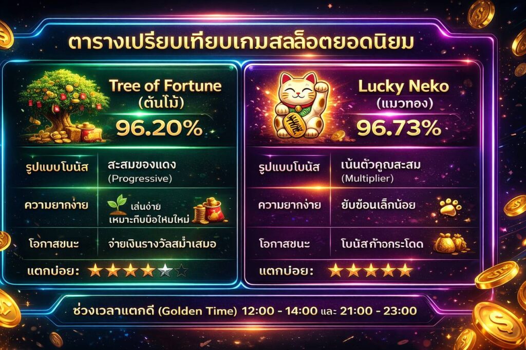 Tree of Fortune ต้นไม้สล็อตนำโชค